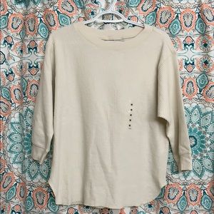 Brand new waffle sweater